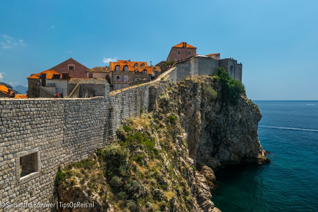 Dubrovnik Stadsmuur Vooraanzicht
