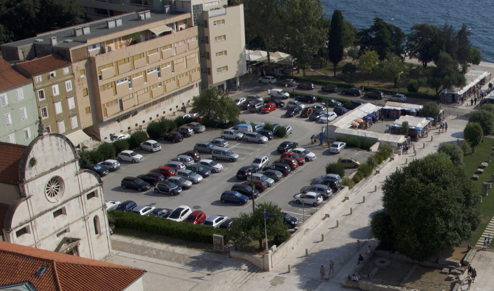 Parkeren op straat in Kroatië