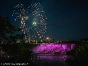 Niagarawatervallen - Vuurwerk