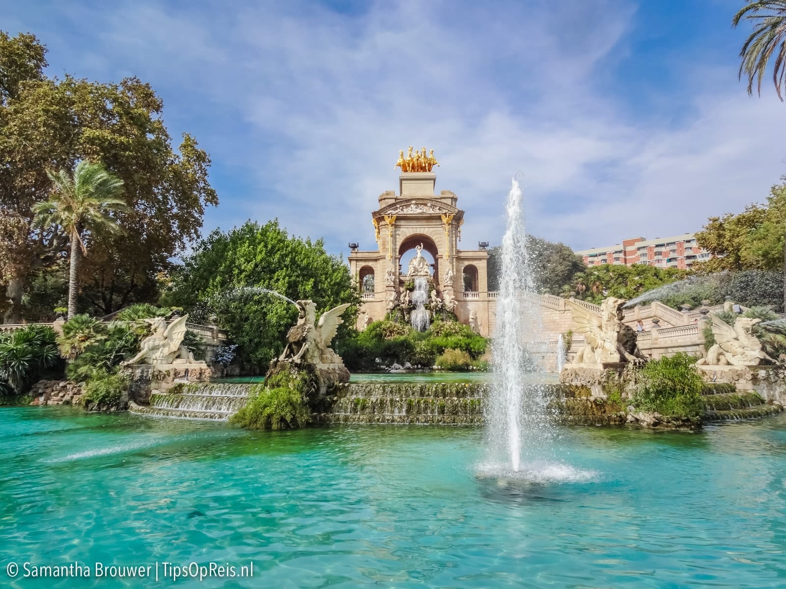 Barcelona: Fontein Antoni Gaudi - Parc de la Ciutadella