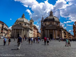City trip ideeën: Rome: Santa Maria dei Mira coli en Santa Maria in Montesanto