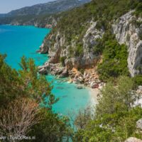 Cala Fuili van bovenaf