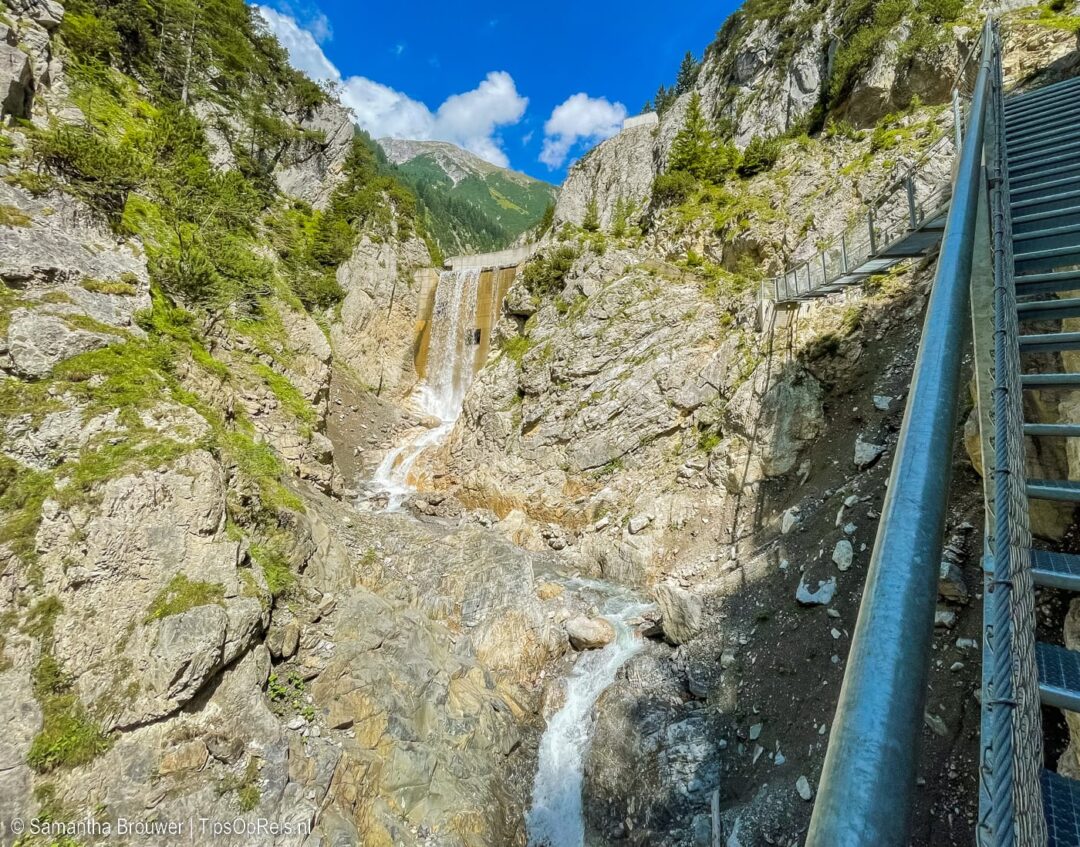 De Schnanner Klamm vlakbij Pettneu am Arlberg