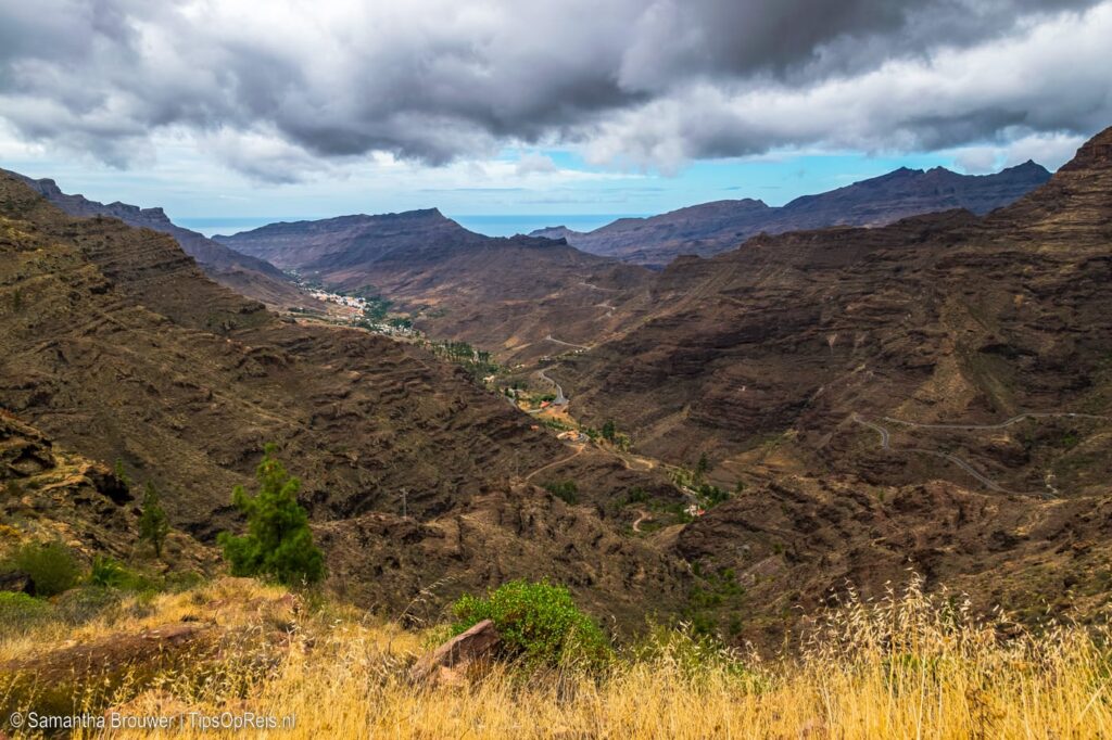 Gran Canaria - uitzicht over de bergen