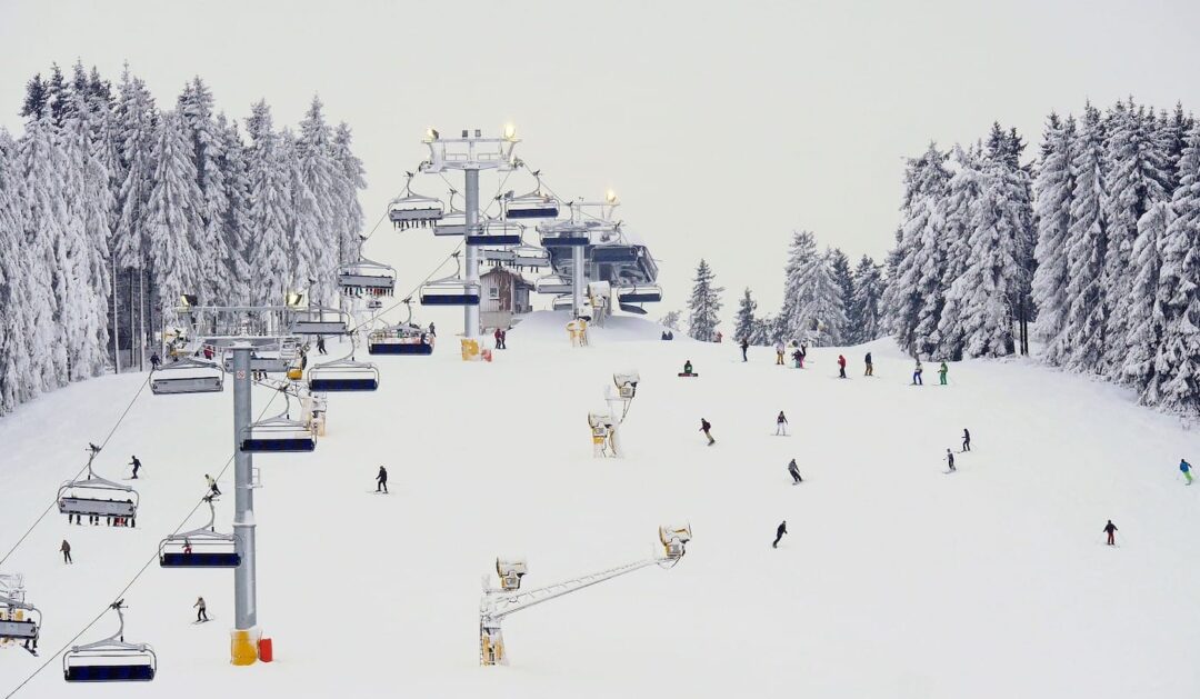 Winterberg in de winter