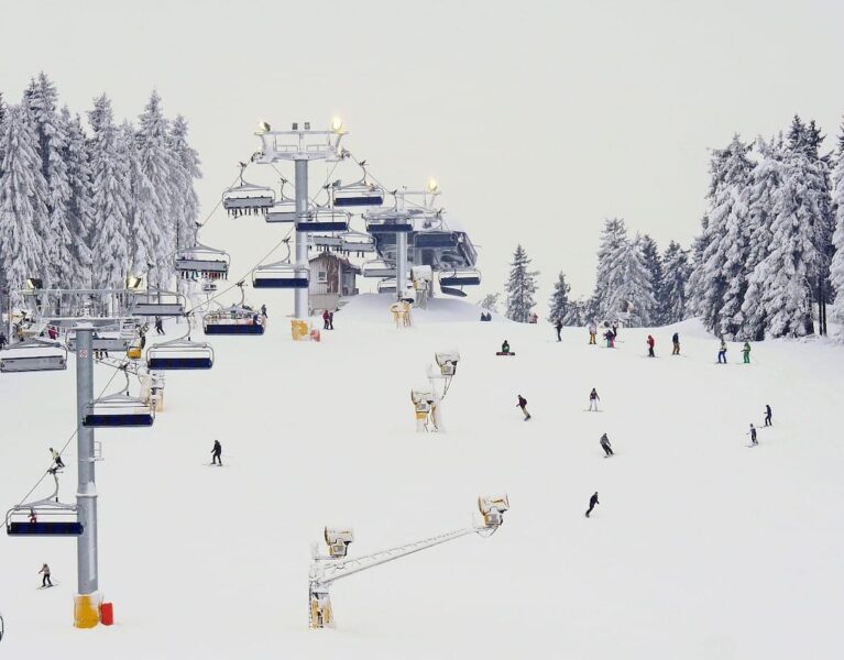 Winterberg in de winter