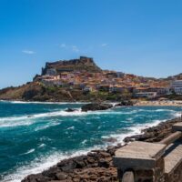 Castelsardo op Sardinië, Italië