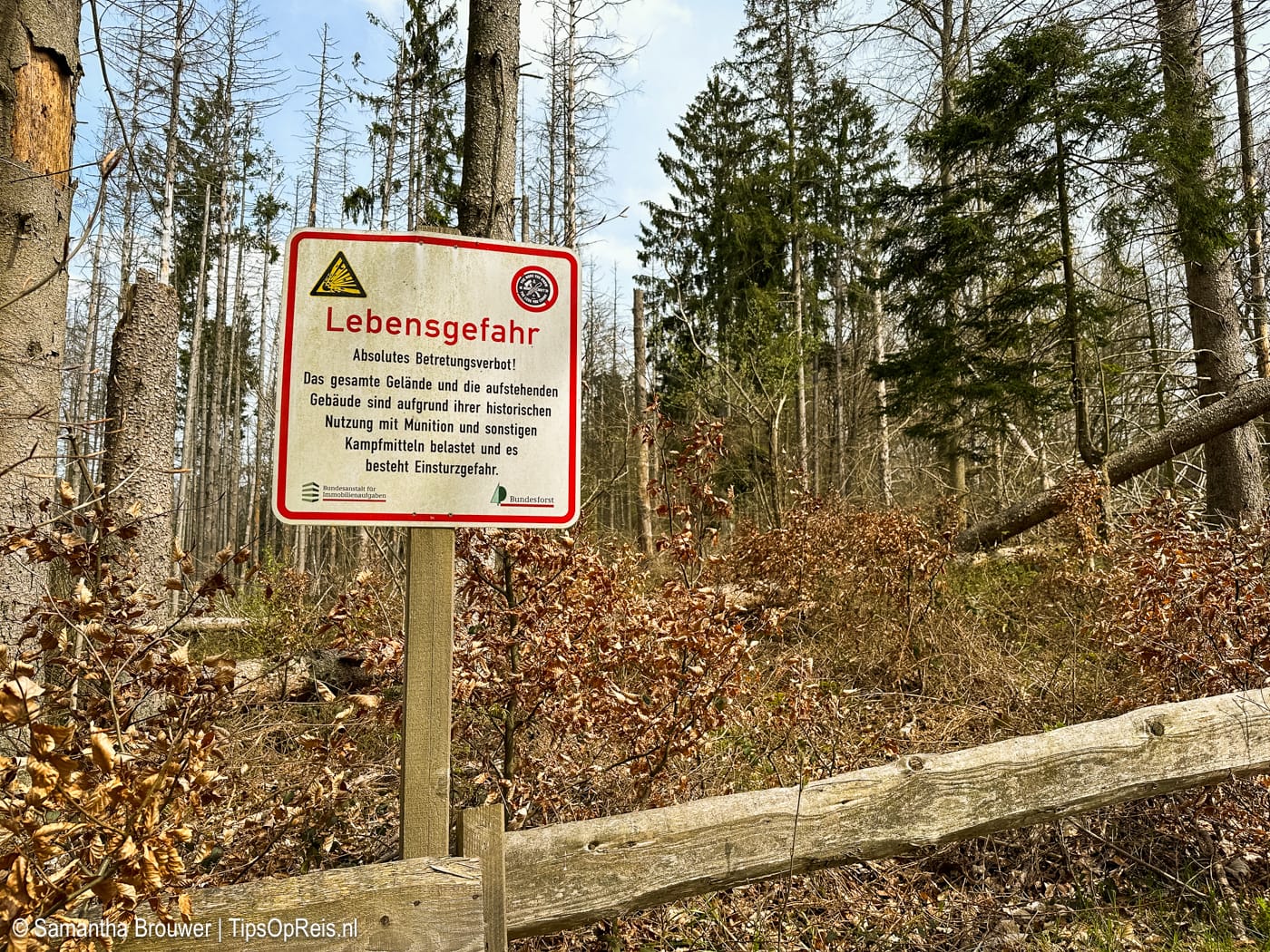 Eifel National Park: Waarschuwing, blijf op de paden