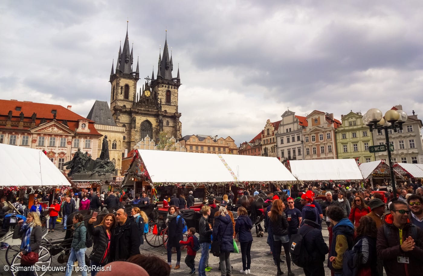 Praag - Paasmarkt op het plein