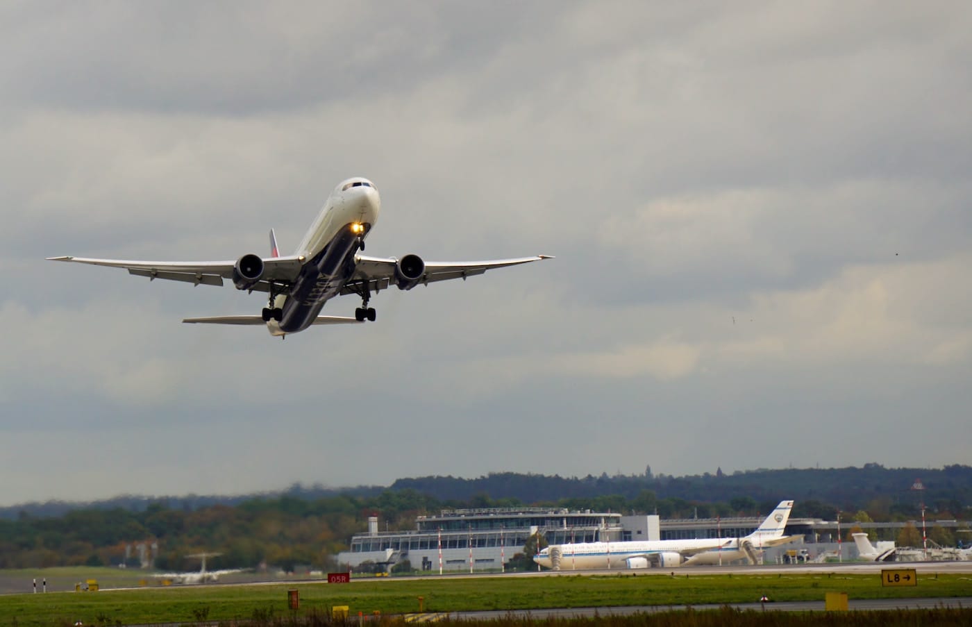 Düsseldorf, Duitsland. Prima alternatief voor Schiphol