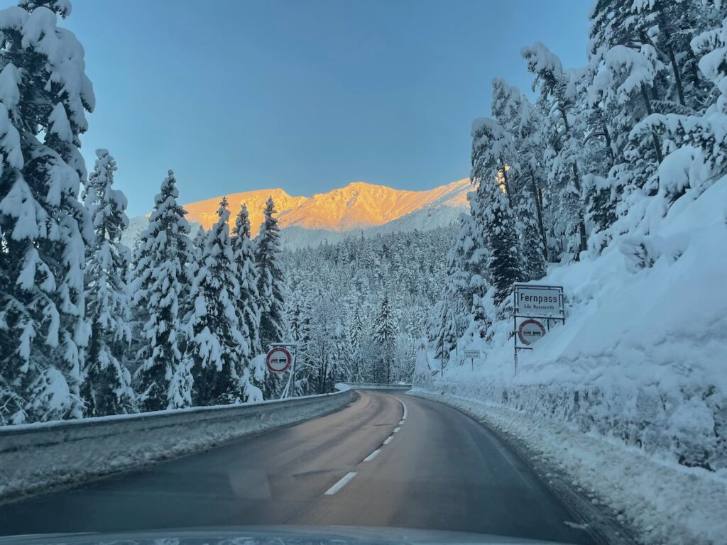 Besneeuwde Fernpass