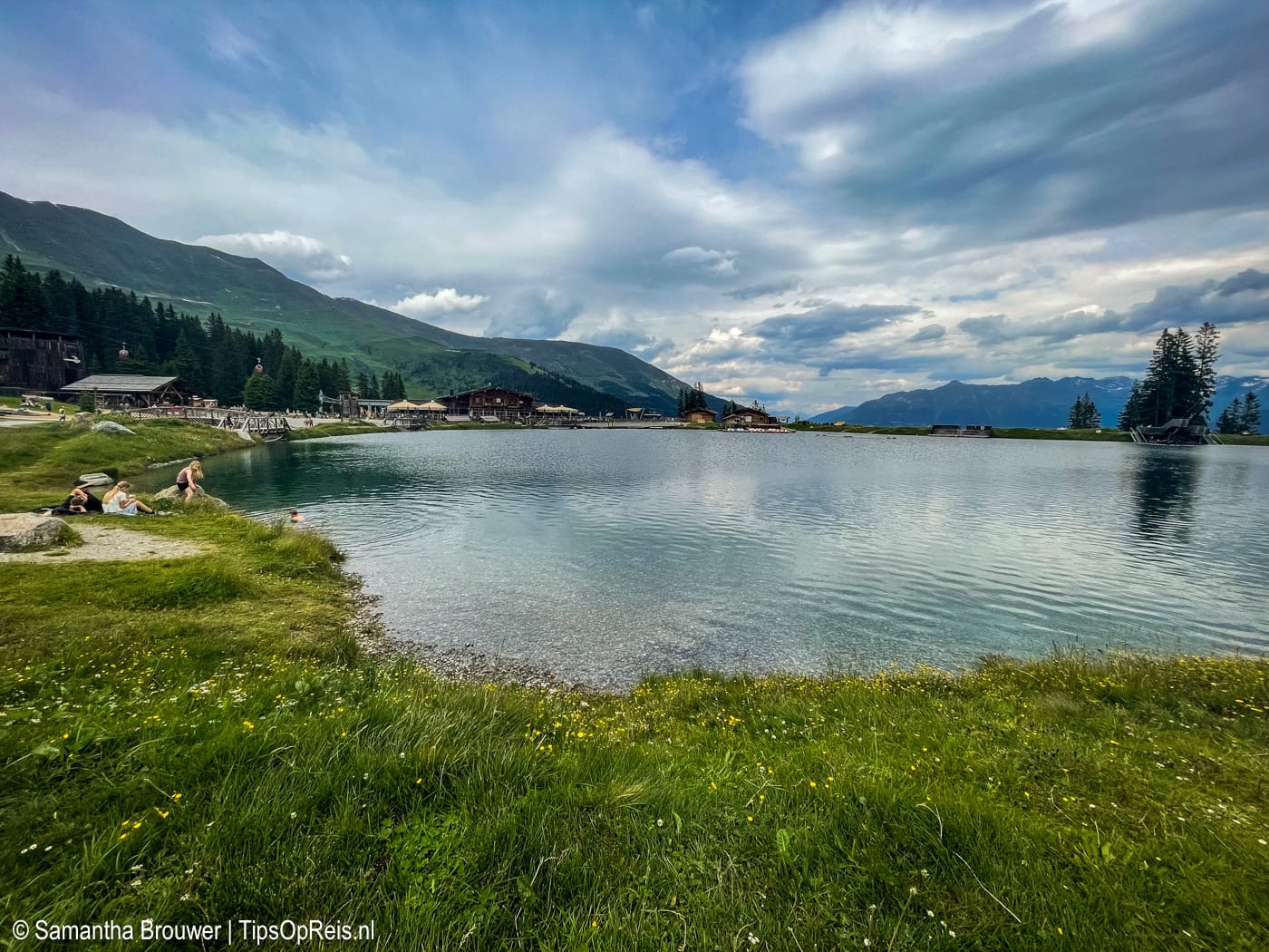 Tirol in de zomer: Högsee in Serfaus