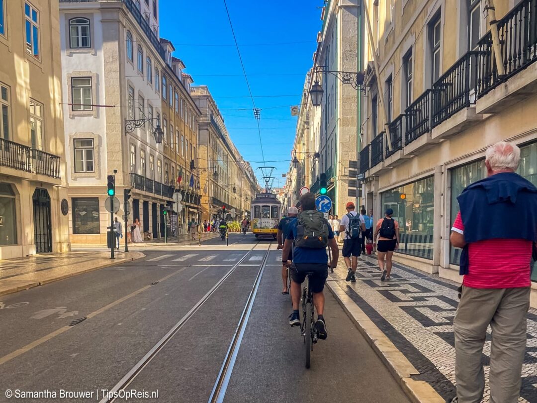Fietsen door Lissabon