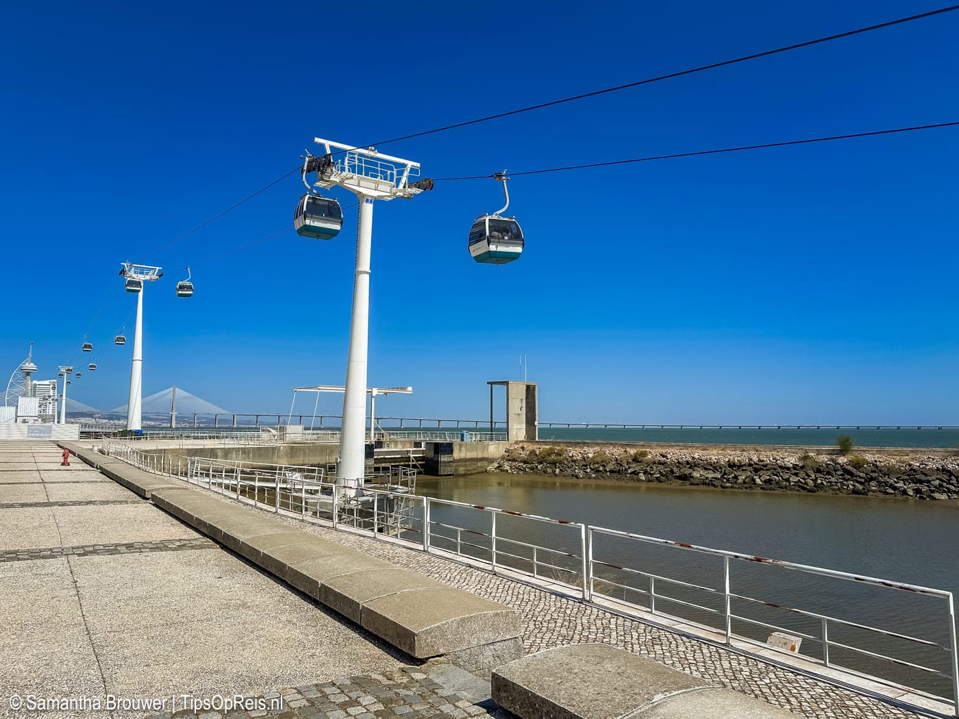 De kabelbaan in Lissabon: Telecabine Lisboa