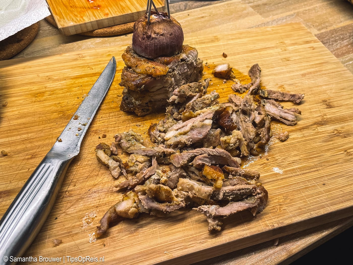 Gesneden Griekse Gyros