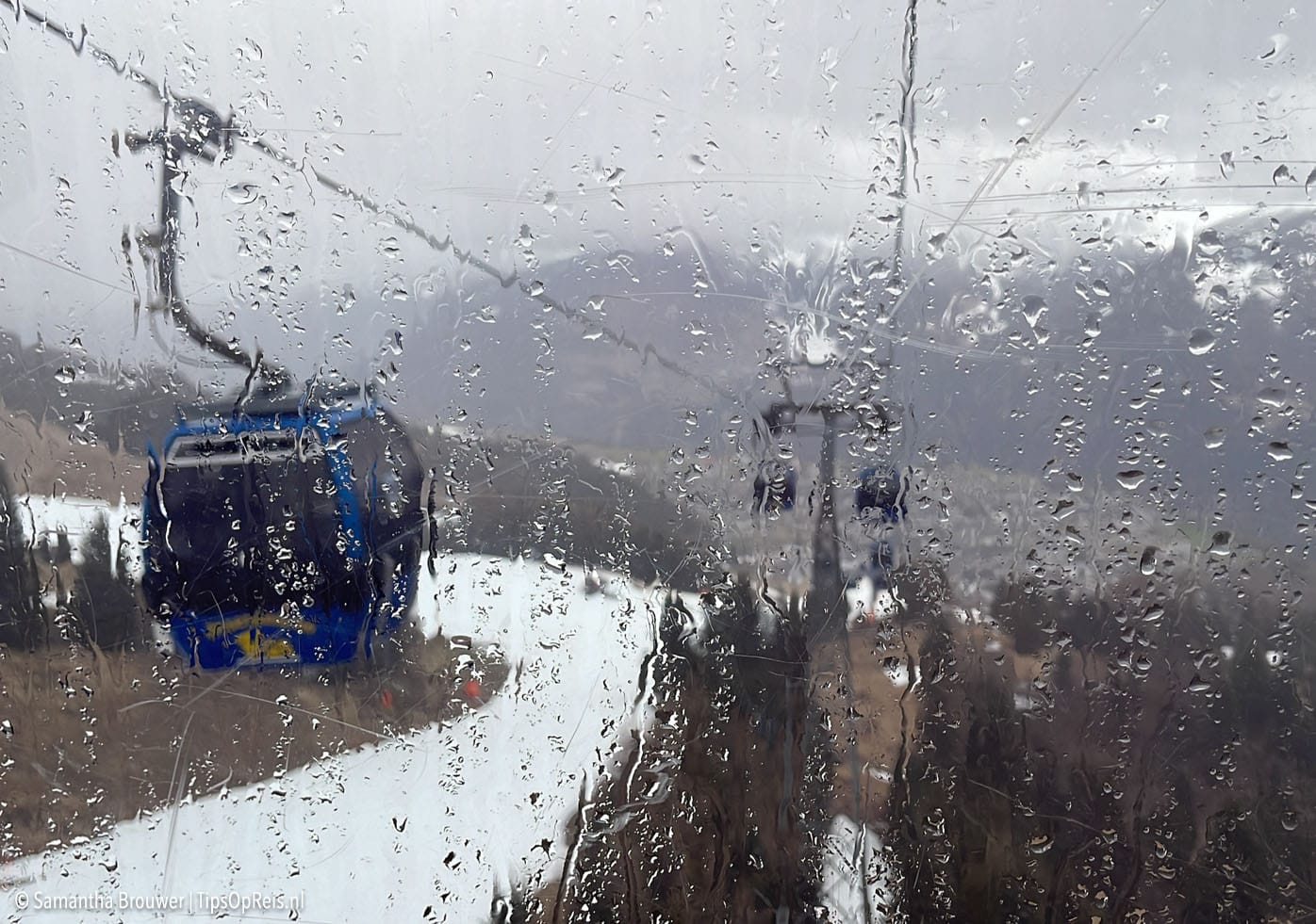 De impact van het weer: regen op wintersport