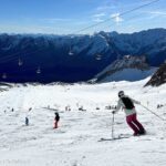 Samantha skiënd in Sölden
