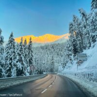 Rijden in de bergen, zoals hier op de Fernpass
