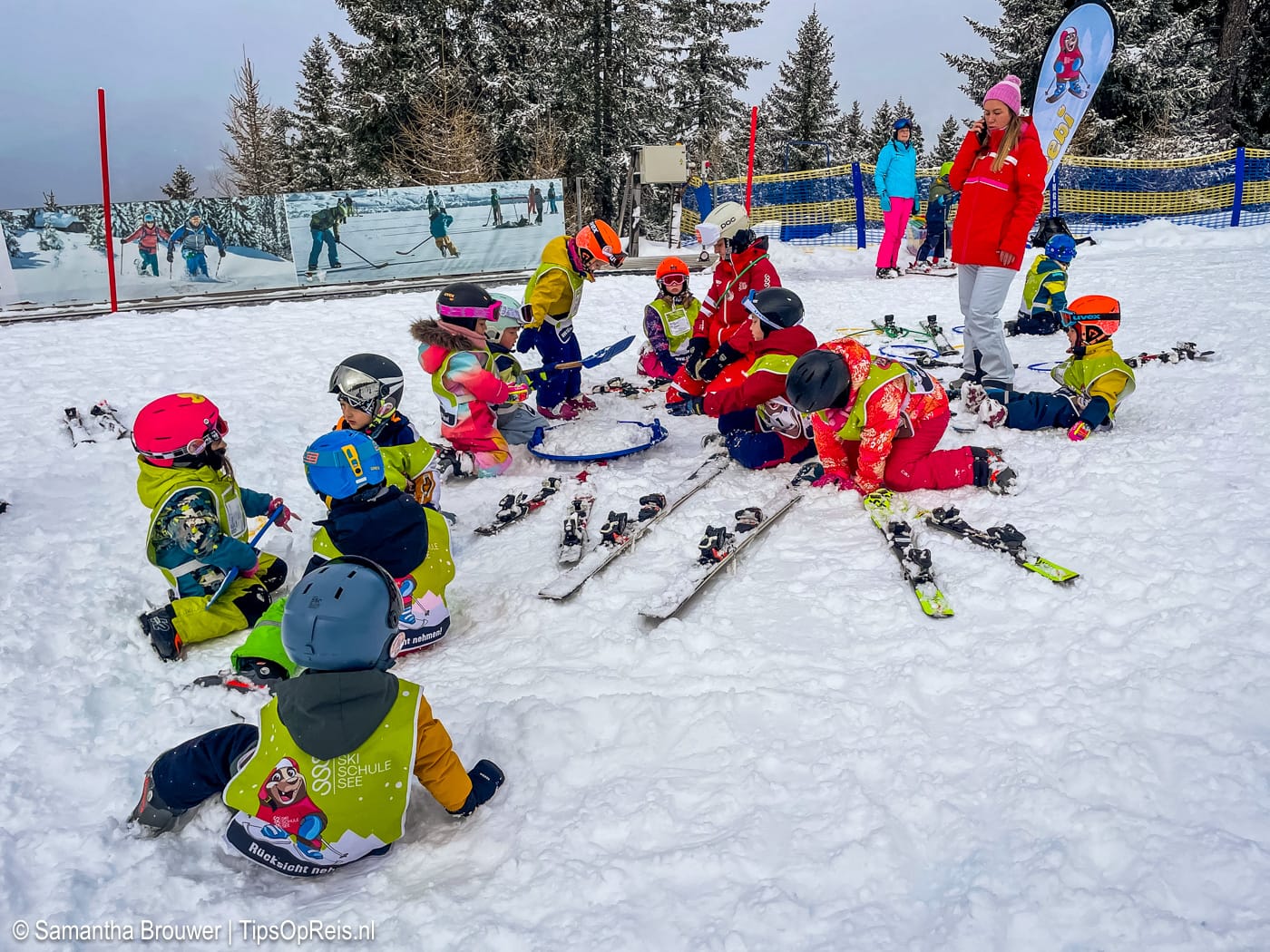 Fouten bij skiles kinderen door ouders