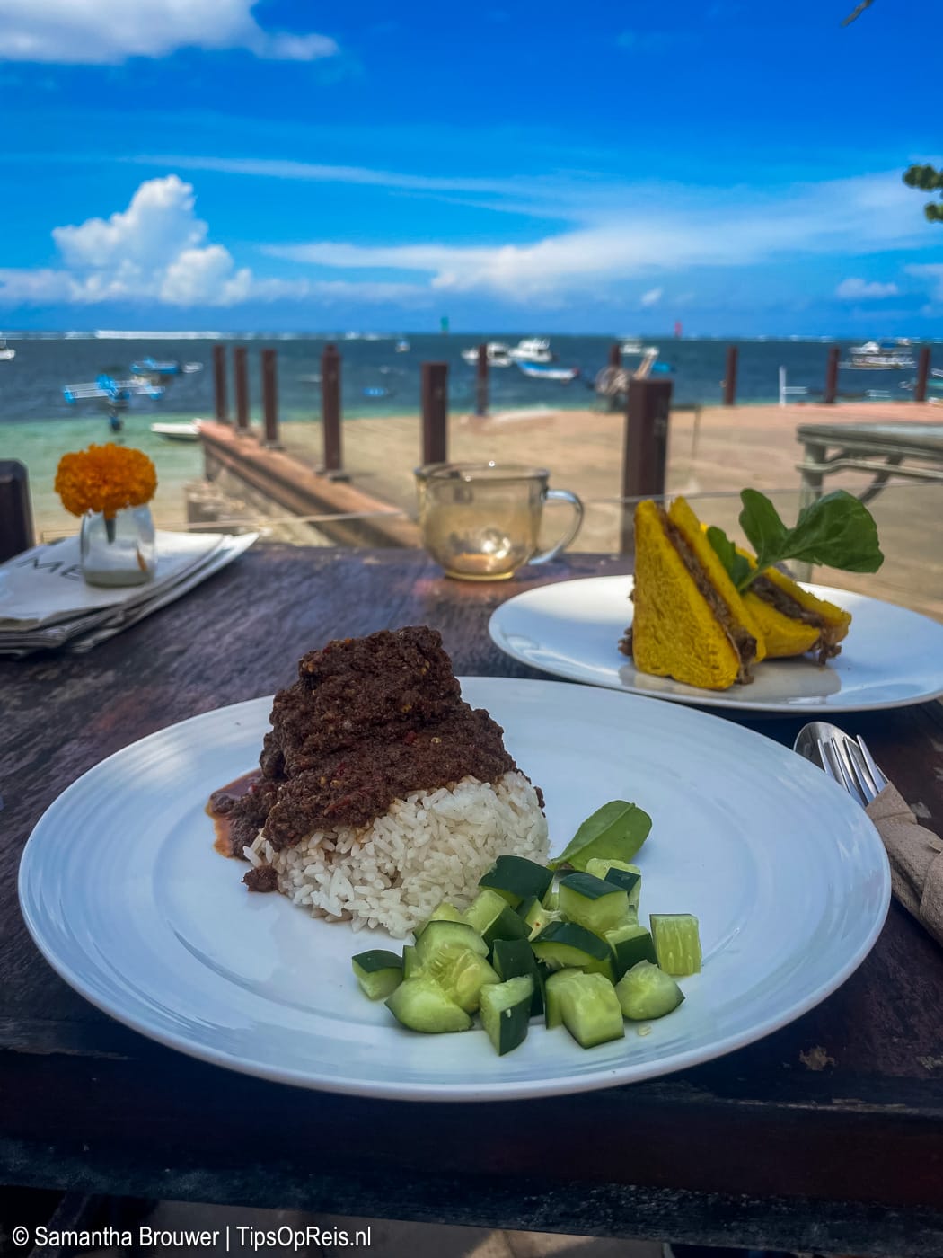 Glutenvrij eten bij Lemo Beach Café by Malaika