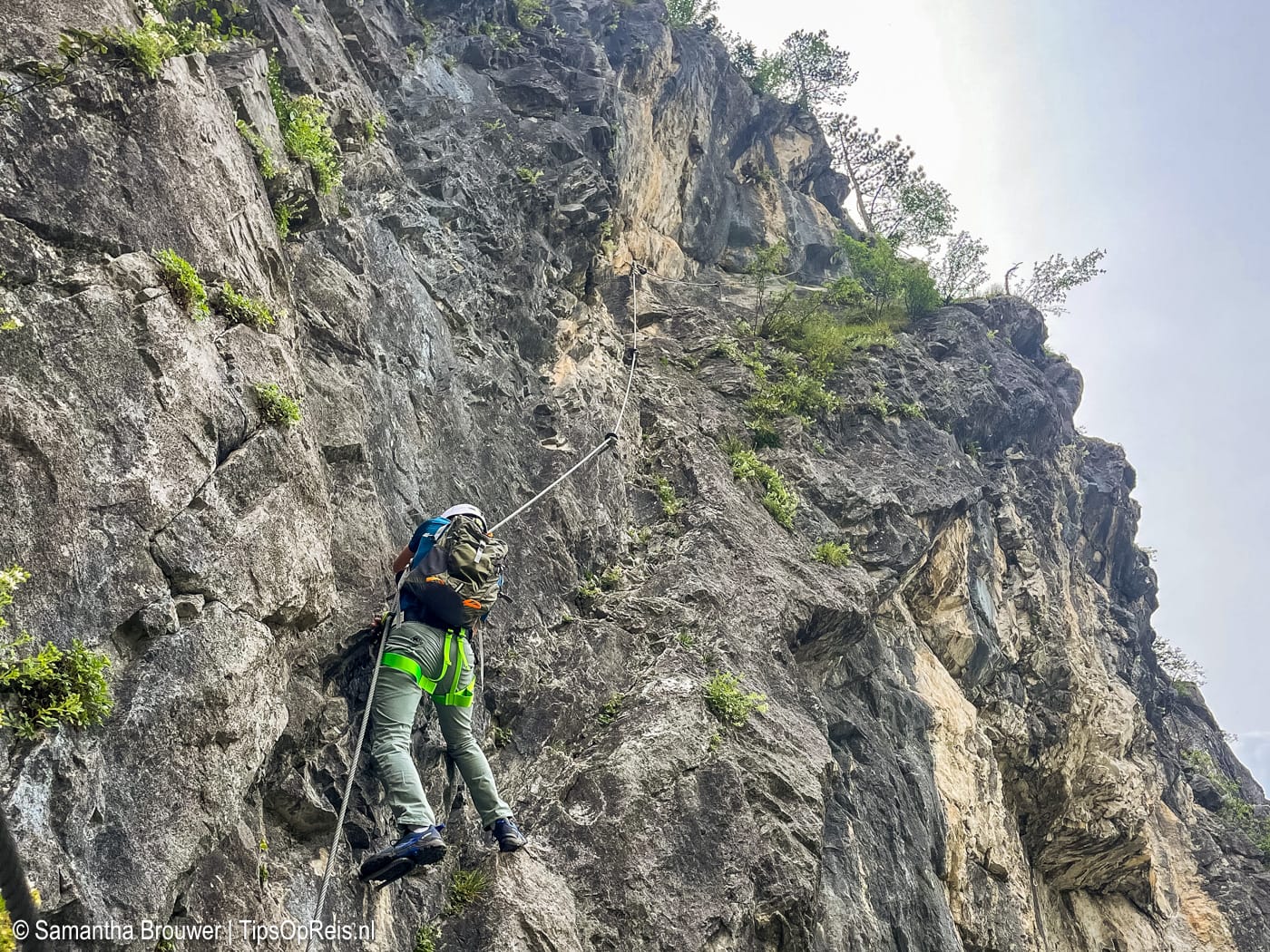 Klettersteig Galugg in Zams