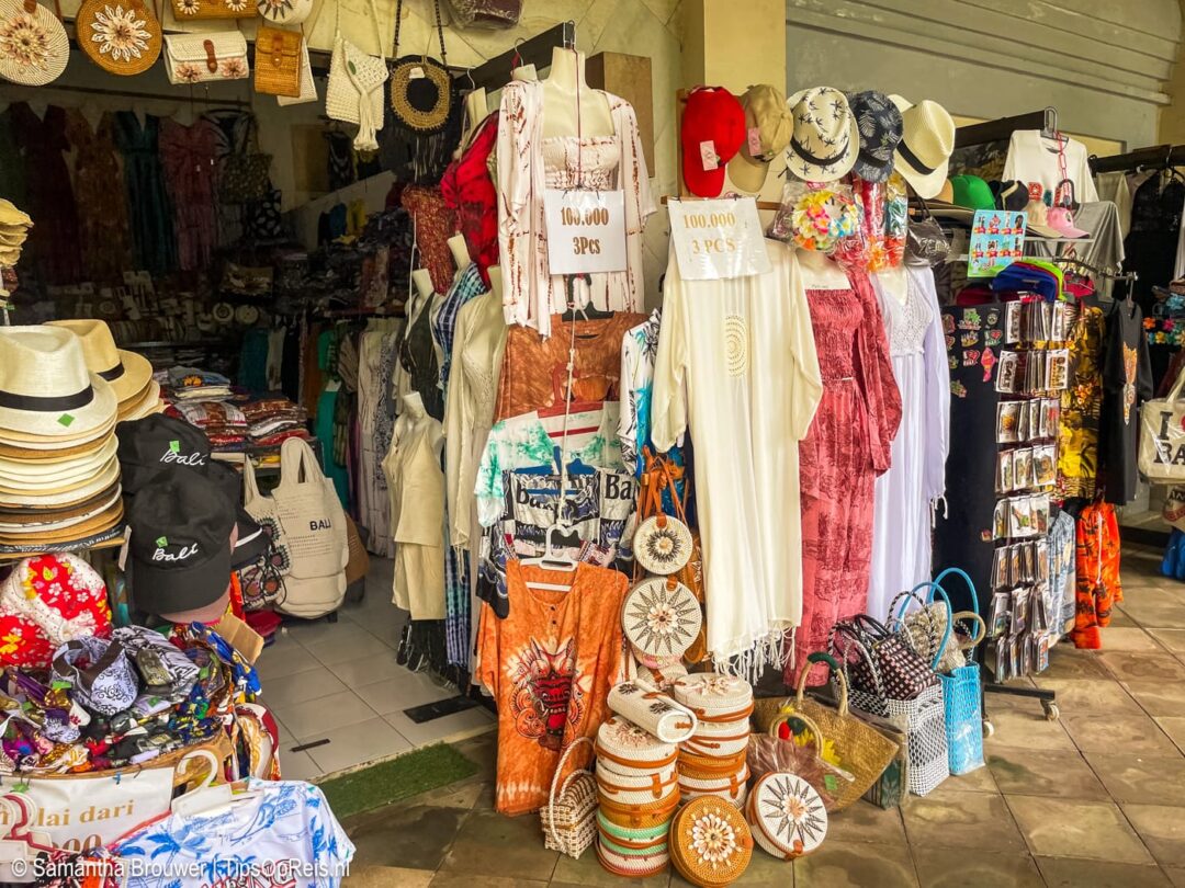Een souvenirwinkel in Bali
