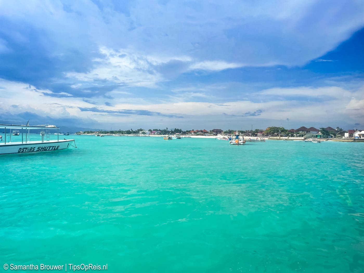 Aankomst op Nusa Lembongan