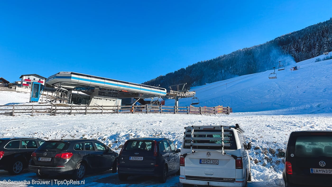 Parkeren bij de Rifenalbahn, Venet