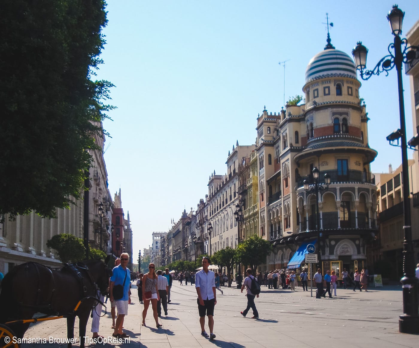 Dagtrip Sevilla vanuit de Algarve: sfeer in het centrum