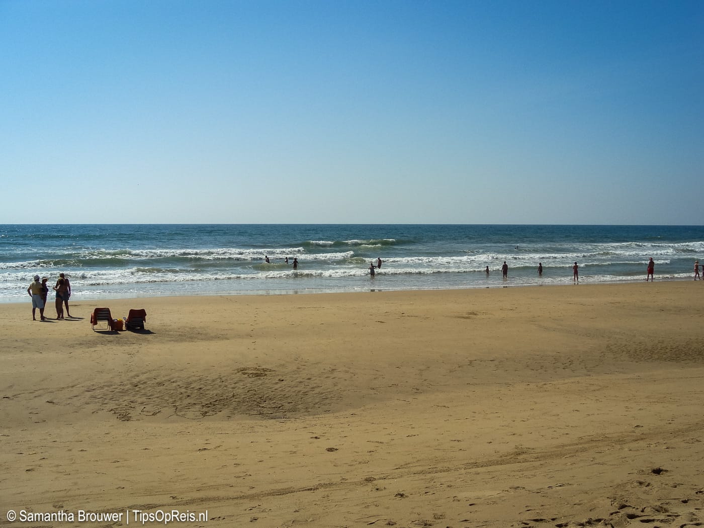 Het brede strand van Monte Gordo, Algarve