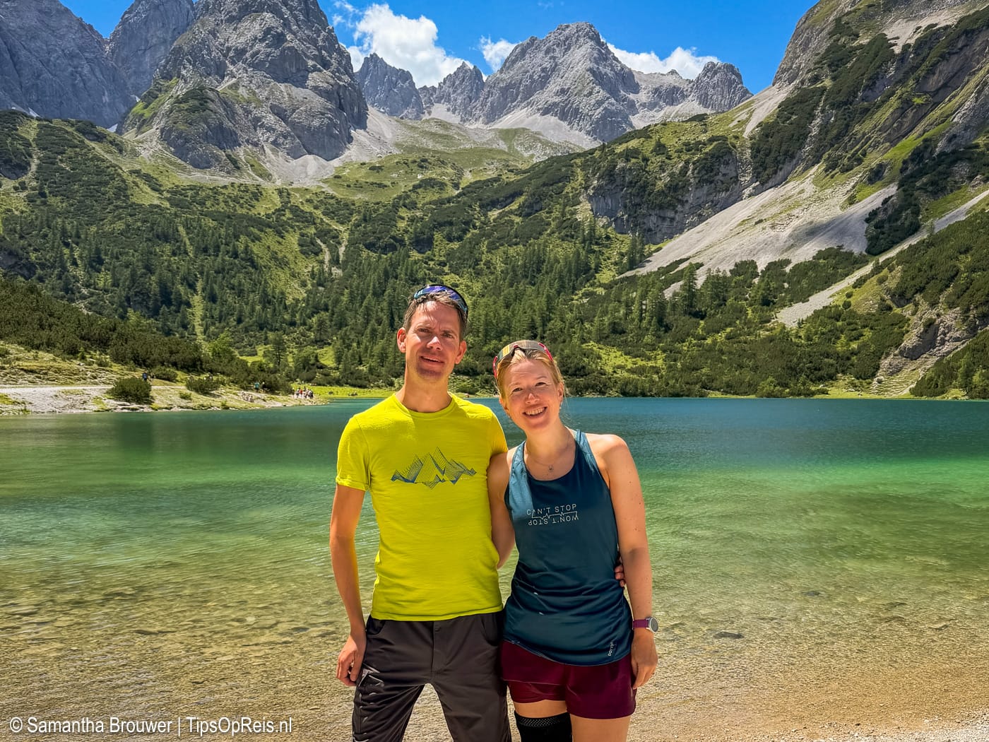 Peter en Samantha aan de Seebensee, Ehrwald